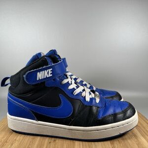 Nike‎ Court Borough Mid 2 Boys Size 6.5Y Blue Athletic Shoes Sneakers DM8872-001